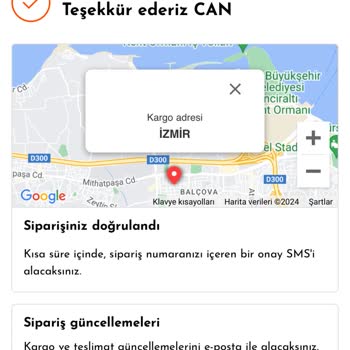 Sipariş Onayı Ve Takip Bilgileri Eksikliği