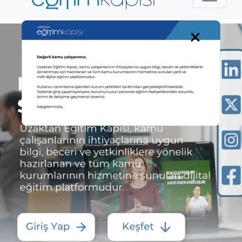 Uzaktan Eğitim Sistemine Erişim Sorunu