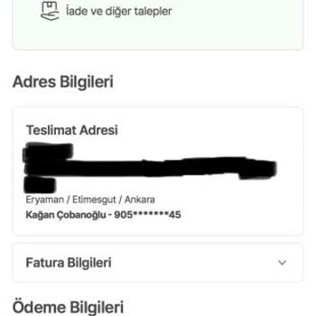 Teslim Edilmeyen Sipariş Ve Yetersiz Müşteri Hizmeti