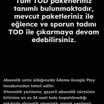 Yayın Paketi Erişim Sorunu Ve Yetersiz Müşteri Desteği