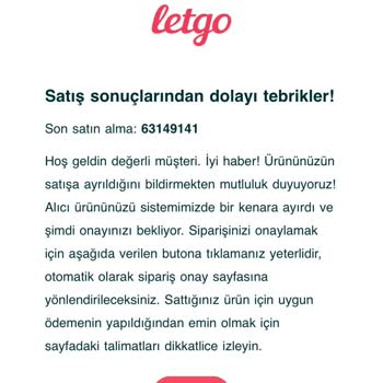 Letgo'da Sahte Satış Ve Para Çekimi Korkusu