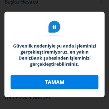 Denizbank Mobil Uygulamada EFT Sorunu Ve Çözüm Eksikliği