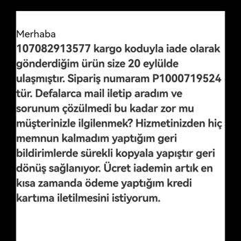 Puma İade Sürecinde Müşteri Mağduriyeti