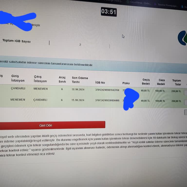Kuzey Ege Otoyolu'nda Ödeme Sorunu Ve Haksız Ceza