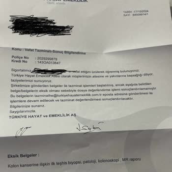 Sigorta Şirketinin Haksız Evrak Talebi Ve Ödeme Reddi