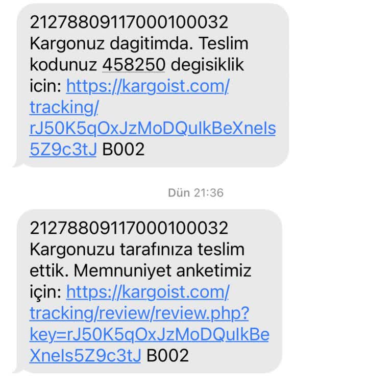 Kargoist Tarafından Teslim Edilmeyen Zara Siparişim