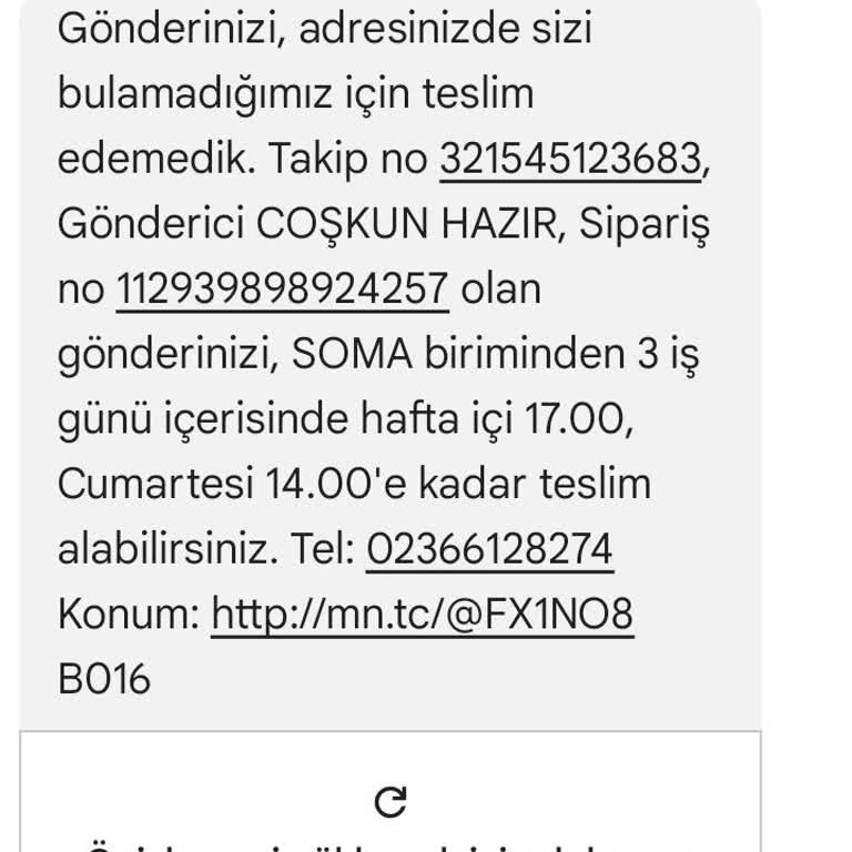 Kırkağaç Teslimat Sorunu Ve Yanıltıcı Bildirimler