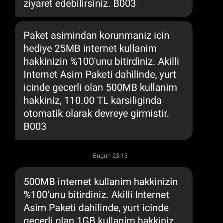 Kullanılmayan İnternet İçin Haksız Ücretlendirme