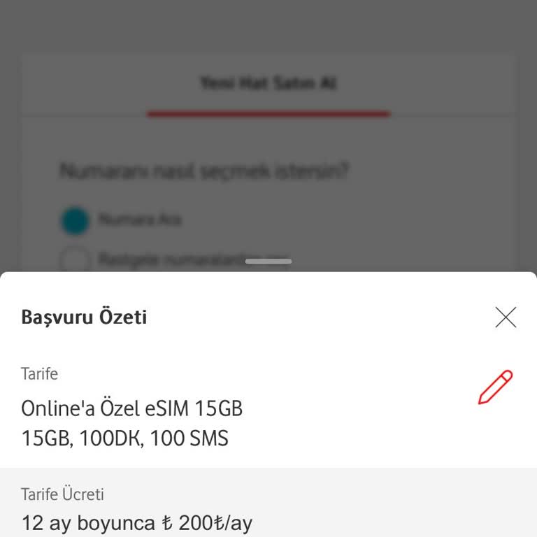 E-Sim Başvurusunda Yaşanan Sorun
