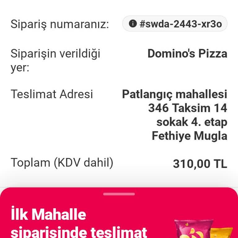 Soğuk Ve Yanlış Adrese Teslim Edilen Pizza Deneyimi