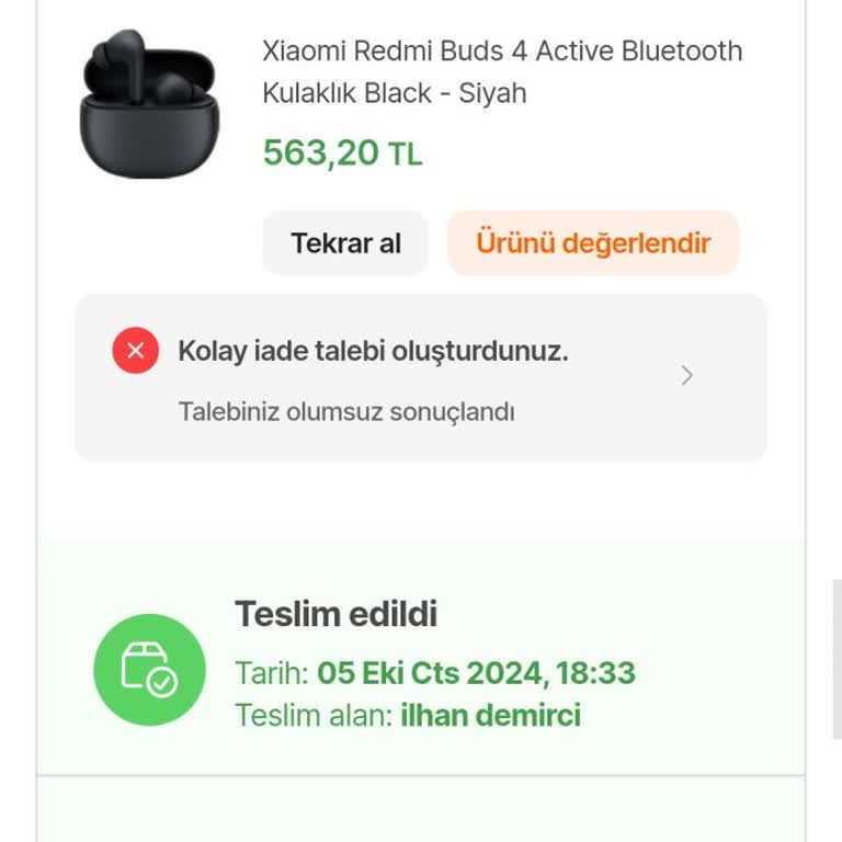 İade Sürecinde Mağduriyet