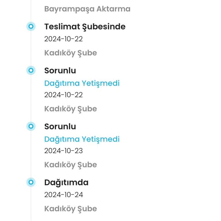 Kargoist Kadıköy Şubesi: 4 Günde Teslim Edilemeyen Ayakkabı