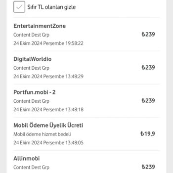 Vodafone İzinsiz Başlatılan Aboneliklerle Mağduriyet