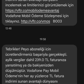 Vodafone İzinsiz Başlatılan Aboneliklerle Mağduriyet
