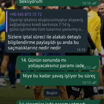 Melvien'den Aldığım Ürün Defolu Çıktı Para İadesi Yapılmadı