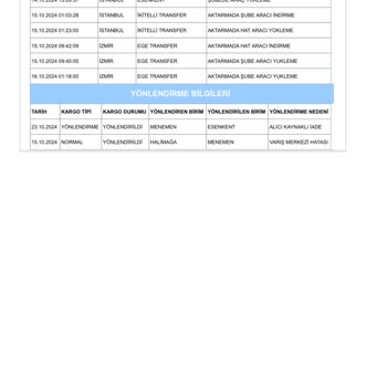 Kargo Teslimatında Sürekli Sorunlar