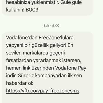 Vodafone Yanımda Uygulamasında Çark Sorunu