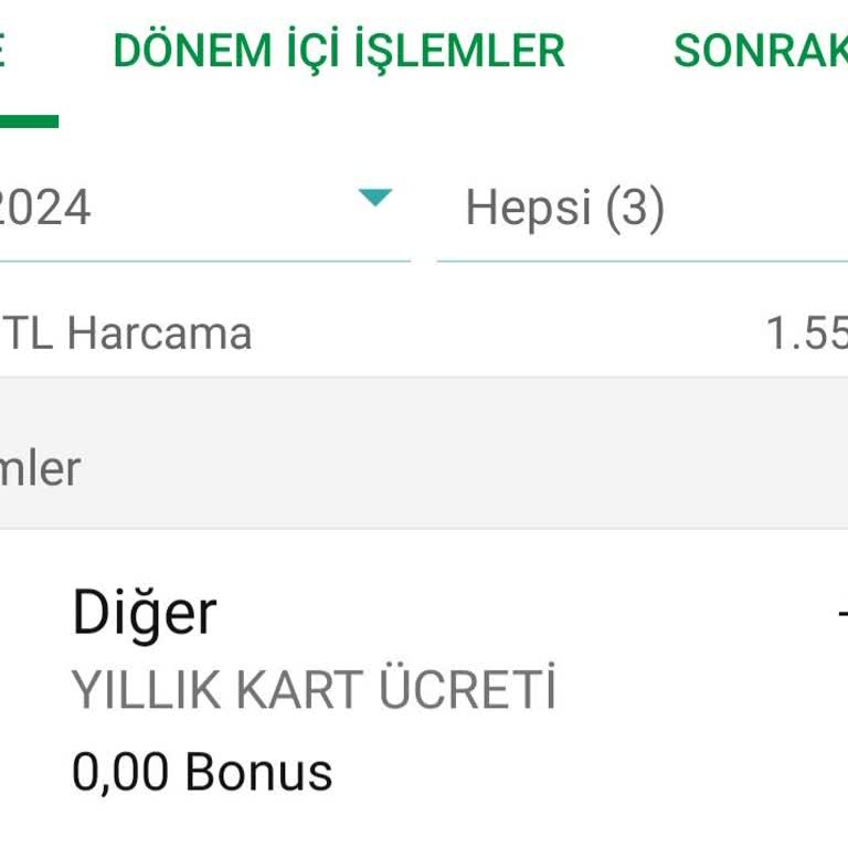Yıllık Kart Ücreti Ve Bonus Yanıltmacası