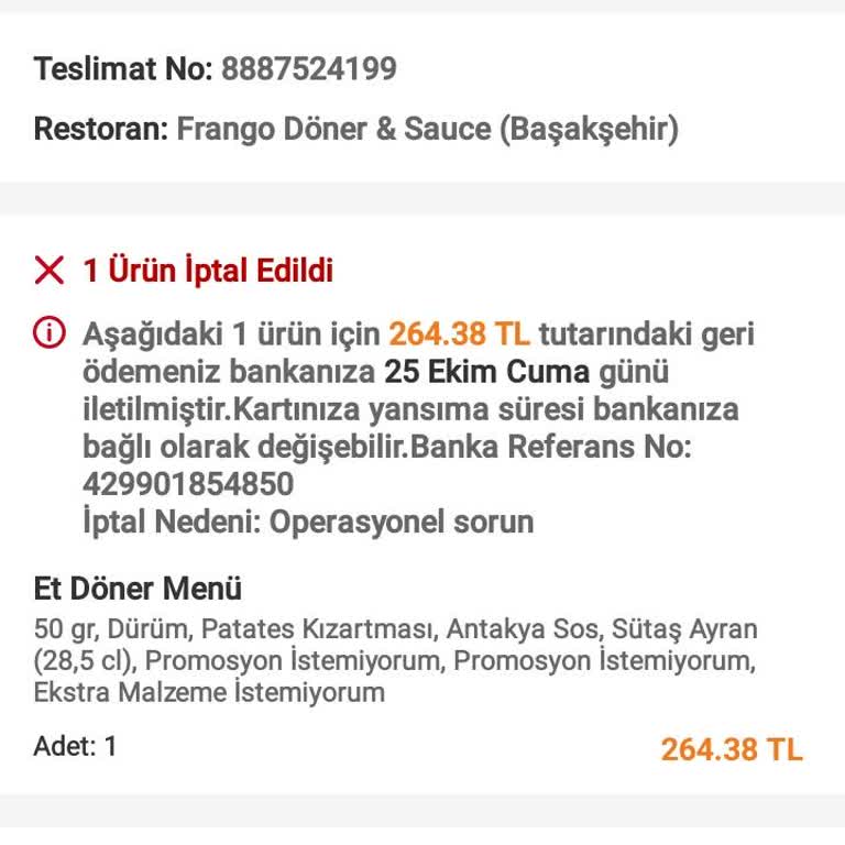 Trendyol Yemek Gece Yarısı Sipariş Kabusu: İptal Ve Çözüm Yok!