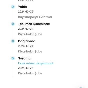 Kargoist Diyarbakır Şubesi'nde Adres Sorunu