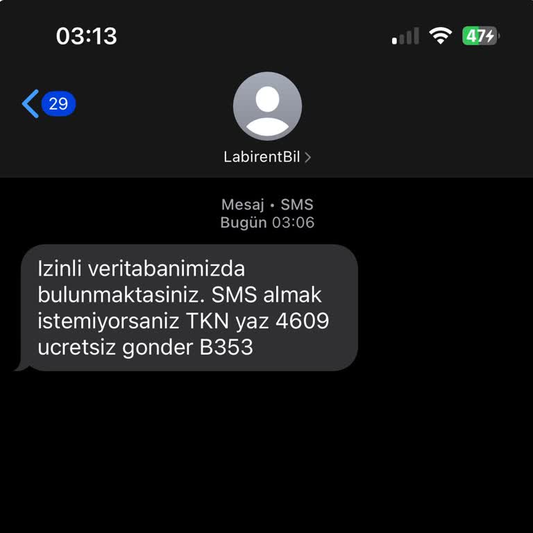 İzinsiz Mesajla Suçlama Karşısında Şaşkınlık