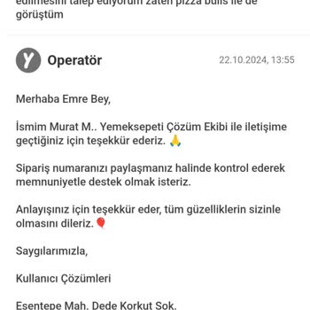 Çifte Ödeme Mağduriyeti: Yemek Sepeti Ve Pizza Bulls İşbirliği Sorunu
