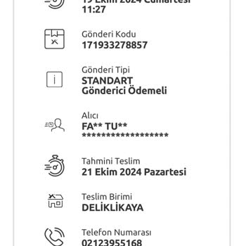 Kaybolan Kargo Ve İade Talebi