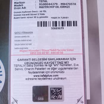 Tefal'den Beklenmedik Bıçak Sorunu