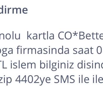 Betterme İzinsiz Kart Çekimi Ve İade Talebi