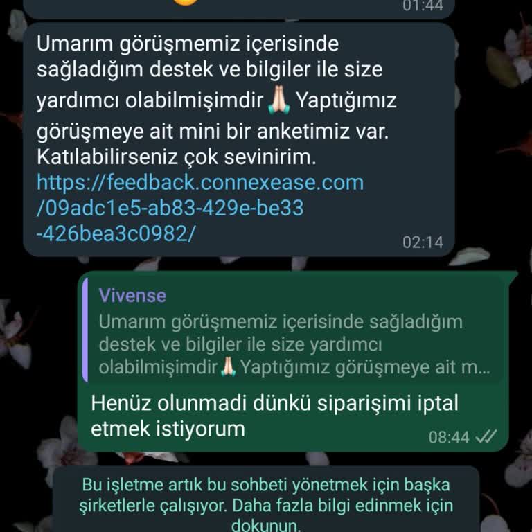 Vivense'de İptal Süreci Ve Müşteri Hizmetleri Sorunu