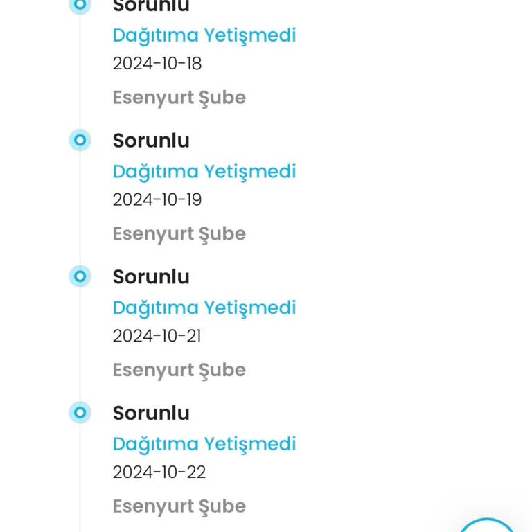 Kargo Teslimatında Yaşanan Uzun Gecikme Ve İletişim Sorunları