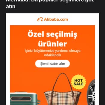 Alibaba İptal Edilen Üyelik Sonrası Sürekli Gelen Reklam Mailleri!