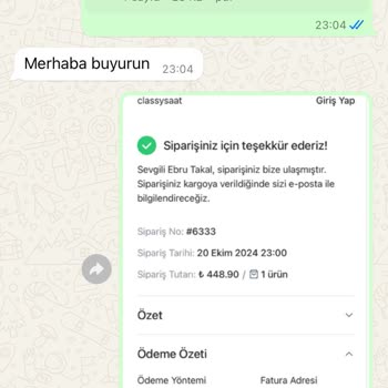Kargoda Yaşanan Sorun Ve İade Talebi