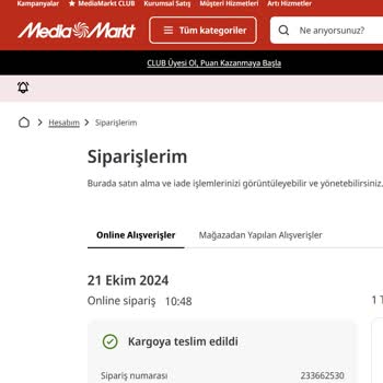 Geciken Teslimat Ve Yetersiz Müşteri Hizmetleri
