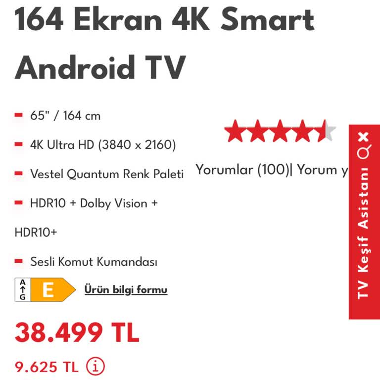 Vestel Android TV'lerde Ekran Yansıtma Ve USB Sorunu
