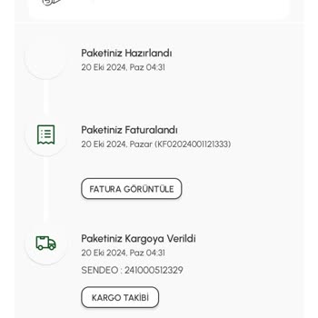 Karaca Alışverişimde Sendeo Kargo Kabusu