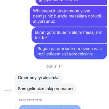 Semihkurtulmusmodaa'nın Müşteri Memnuniyetsizliği