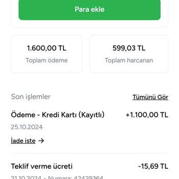 Armut.com'da Yanlışlıkla Çekilen 1100 TL'nin İadesi Ve Destek Eksikliği