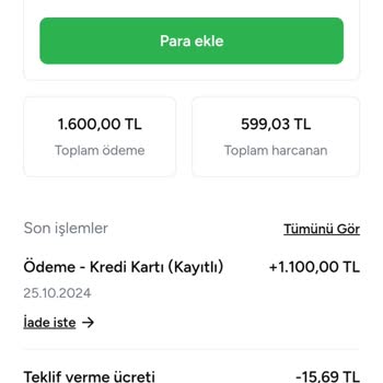 Armut.com'da Yanlışlıkla Çekilen 1100 TL'nin İadesi Ve Destek Eksikliği