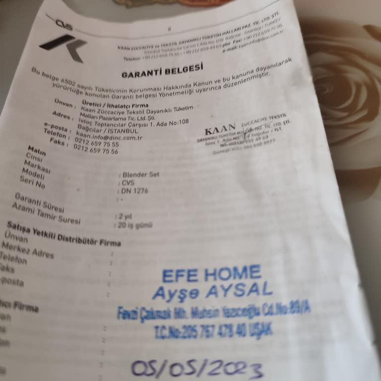 İlk Kullanımda Arızalanan Blender Ve Yetersiz Müşteri Hizmeti