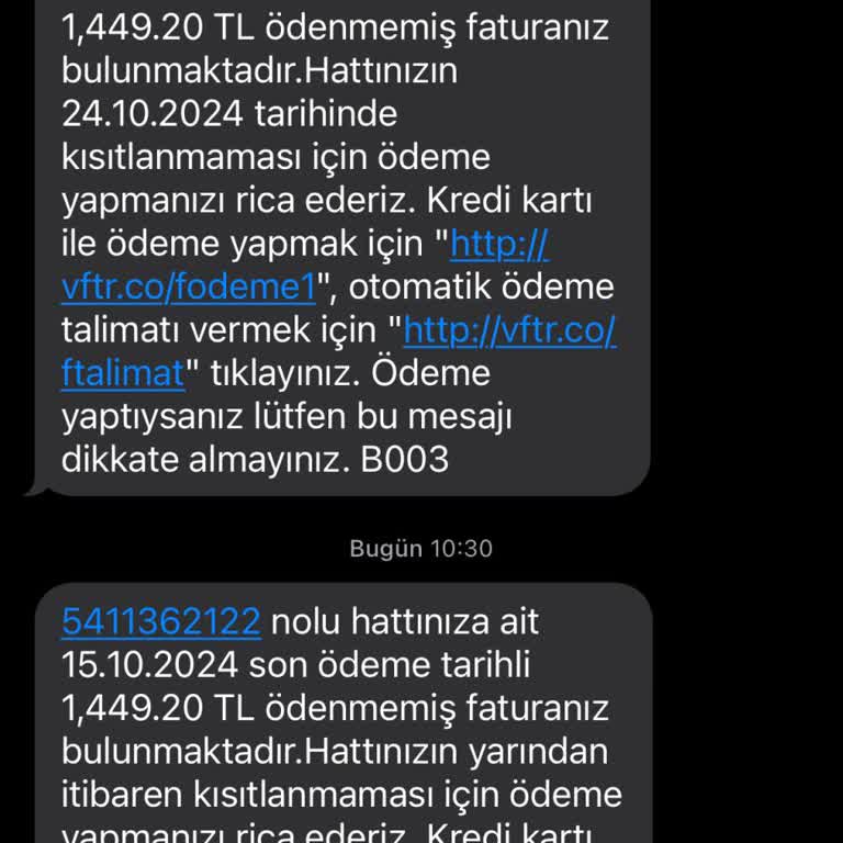 Vodafone Hattım Kapatılmıyor Ve Yüksek Faturalarla Karşılaşıyorum!