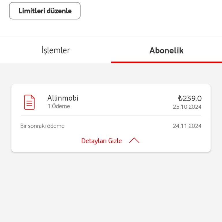 Beklenmedik Allinmobi Üyeliği Ve Ücretlendirme Sorunu