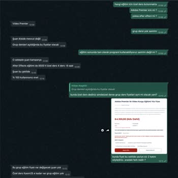 Eğitim Kurumunda Fiyat Tutarsızlığı Ve Üslup Sorunu