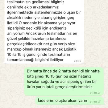 Ürün Teslimatında Sürekli Erteleme Sorunu