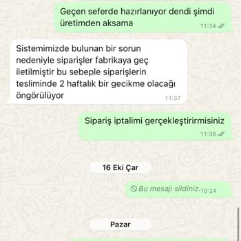 Ürün Teslimatında Sürekli Erteleme Sorunu