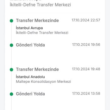 Trendyol Ekspres Kargo Hareket Etmiyor