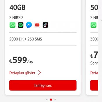 Vodafone'da Taahhüt Edilen Hizmetlerin Yerine Getirilmemesi