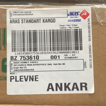 Aras Kargo'nun Teslimat Sorunu