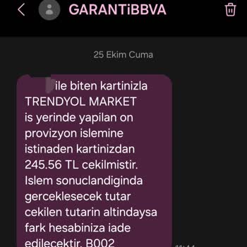 Trendyol Market Alışverişinde Fazla Ücret Kesintisi