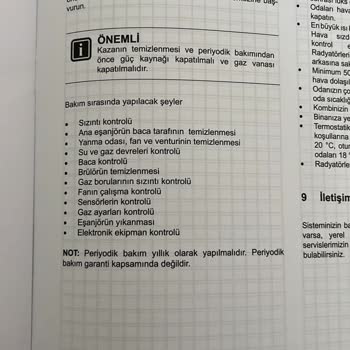 Airfel Garanti Kapsamında Olmayan Hizmet Talebi